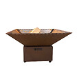 GRILL'CHIC - Bol A Feu Cevenol Pool Corten Carre 74 Simple Cuve - vignette