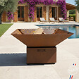 GRILL'CHIC - Bol A Feu Cevenol Pool Corten Carre 74 Simple Cuve - vignette