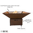 GRILL'CHIC - Bol A Feu Cevenol Pool Corten Carre 74 Simple Cuve - vignette