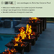 GRILL'CHIC - Bol A Feu Cevenol Pool Corten Carre 74 Simple Cuve - vignette