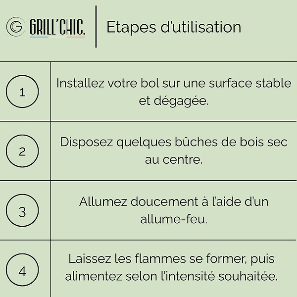 GRILL'CHIC - Bol A Feu Cevenol Corten Normal Rond 74 Simple Cuve - large