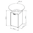 GRILL'CHIC - Bol A Feu Cevenol Corten Normal Rond 74 Simple Cuve - vignette