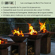 GRILL'CHIC - Bol A Feu Cevenol Corten Normal Rond 74 Simple Cuve - vignette
