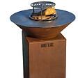 GRILL'CHIC - Brasero Cevenol Corten Normal Rond 74 Simple Cuve - vignette