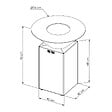 GRILL'CHIC - Brasero Cevenol Corten Normal Rond 74 Simple Cuve - vignette