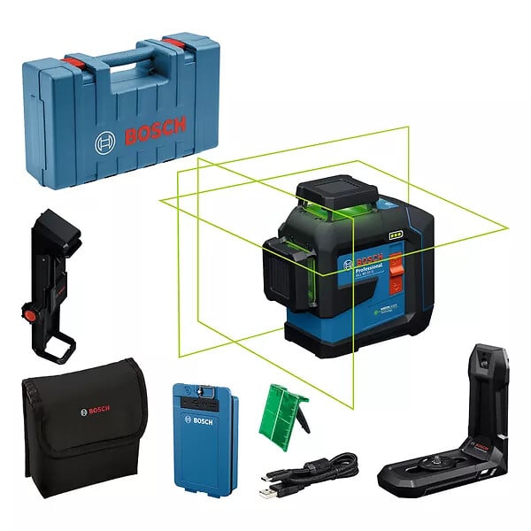 BOSCH - Laser lignes BOSCH GLL 80-33 G - 0 601 065 501 Professional - Livré avec coffret de transport et accessoires - large