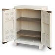 INTEC - Armoire de rangement 2 portes 2 Etagères 70 x 47 x 97cm 4 pieds Charge 50kg max INTEC - vignette