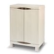 INTEC - Armoire de rangement 2 portes 2 Etagères 70 x 47 x 97cm 4 pieds Charge 50kg max INTEC - vignette
