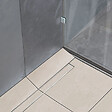 WEDI - WEDI Barrette de finition à carreler pour évacuation linéaire 80 cm inox brossé Fundo - vignette