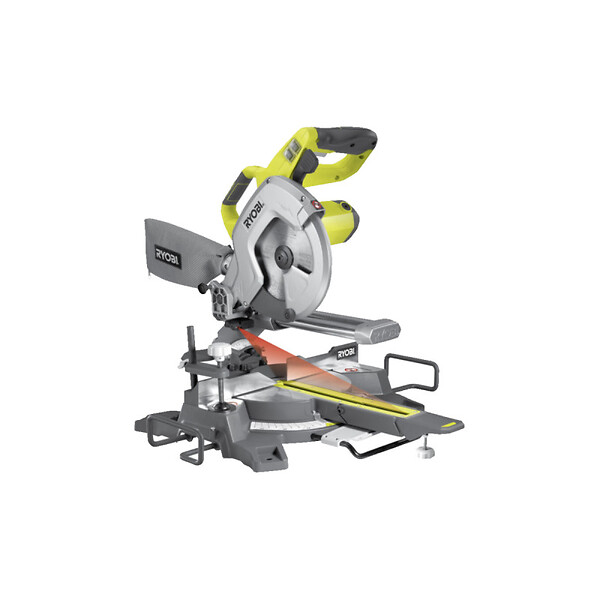 RYOBI - Pack RYOBI Scie à  coupe d'onglets radiale électrique EMS216L - 1500W - 216mm - lame carbure - SB216K16T48A1 - large