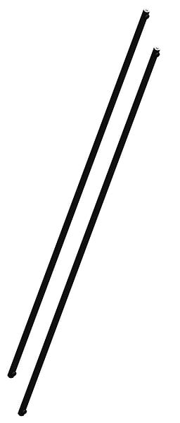 LA CROISEE DS - Tringle DEESSE/DUALIS 6888 2m50 laqué noir RAL9005 - LA CROISEE DS - DS6888-013 - large