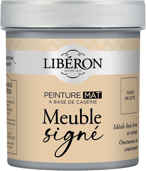 LIBERON - Peinture meuble Caseine - Toile de jute - Mat - 0,5L - large