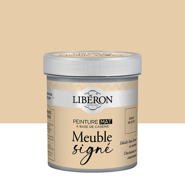 LIBERON - Peinture meuble Caseine - Toile de jute - Mat - 0,5L - large