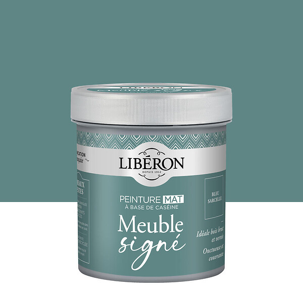 LIBERON - Peinture meuble Caseine - Bleu sarcelle - Mat - 0,5L - large