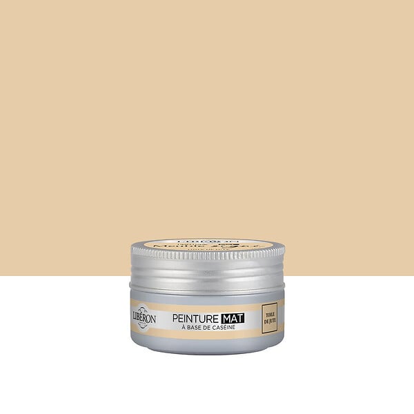 LIBERON - Peinture meuble Caseine Mat Toile de jute Pot 75ml - large