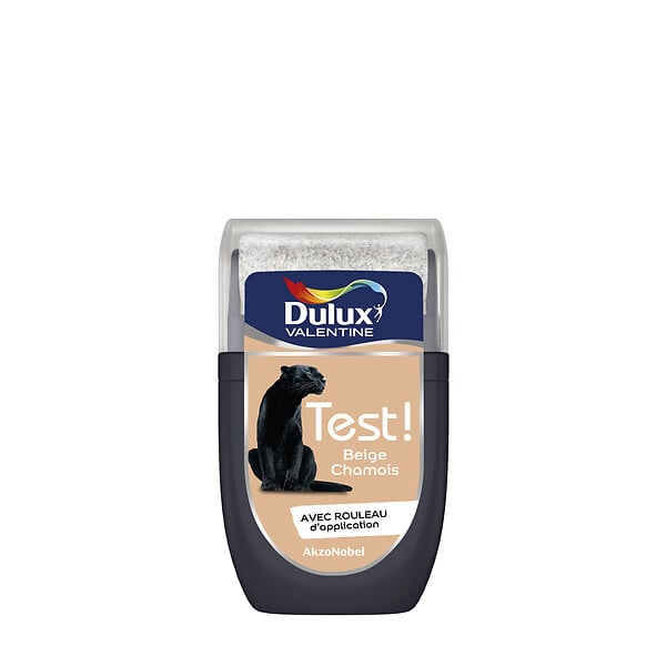 DULUX VALENTINE - Dulux Valentine Testeur peinture Crème de Couleur -Beige Chamois -30ml - large