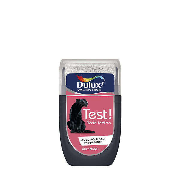 DULUX VALENTINE - Dulux Valentine Testeur peinture Crème de Couleur - Rose Melba - 30ml - large