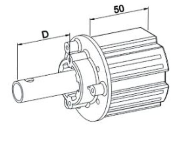 ZURFLUH FELLER - Embout Zf64 Crabot Zf - Rond Ø16 - Cote Man - large