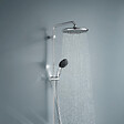 GROHE - Colonne bain douche thermostatique Vitalio Start System chromé + Tablette de douche d'angle Start Cube - vignette