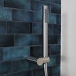 ESSEBAGNO - Luisa combiné support de douche façon inox 3 pièces - vignette