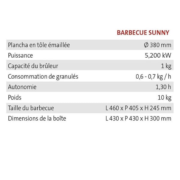 INTERSTOVES - Barbecue - Plancha à granulés Sunny 5 - - large