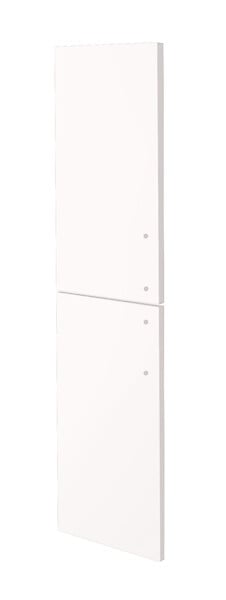 ONDEE - 2 Façades de porte MIXY - pour colonne de salle de bain - 30cm - Blanc - Laqué - Livré en kit - large