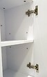 ONDEE - 2 Façades de porte MIXY - pour colonne de salle de bain - 30cm - Blanc - Laqué - Livré en kit - vignette