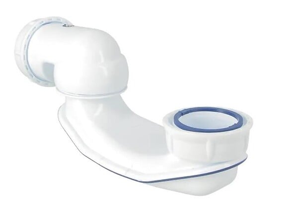 NICOLL - Siphon de baignoire EASYBAIN - Ø entrée G1"1/2 - Ø sortie 40 mm - large