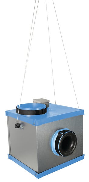 AUTOGYRE - Kit VMC simple flux autoréglable SILENT'AIR CUBE DH à détection d'humidité - large