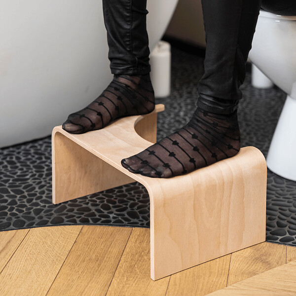 GROHE - PACK WC à poser Bau Ceramic + Tabouret physiologique Bois - large