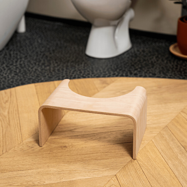 GROHE - PACK WC à poser Bau Ceramic + Tabouret physiologique Bois - large