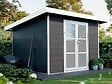 DIRECT-ABRIS - Abri de Jardin Composite ALMA - 9m2 Gris/blanc - Cabane de Jardin - vignette