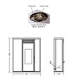 INTERSTOVES - Poêle à granules TESSA 10 Etanche Concentrique - - vignette