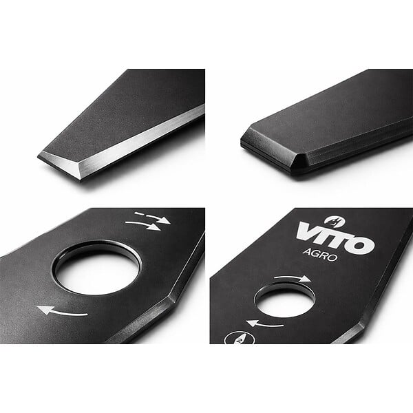 VITO - Lame de coupe pour débroussailleuse 2 dents Diam 310mm Alesage 25.4 VITO - large