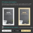 EMKE - EMKE Miroir lumineux salle de bain 120x60cm, Miroir LED avec Interrupteur à bouton, Anti-buée, Miroir avec éclairage lumière Blanche Froide/Chaude - vignette