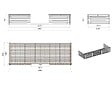 ALTANKA - Abri de jardin en bois - 6x5 m + terrasse avec balustrade et avant-toit en bois - 42 m2 - DOM747+DOM553+DOM555+POD04 - vignette
