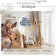 TECTAKE - Étagère murale MyLittleStory Cloud peut contenir jusqu'à 28 Tonies bleu - vignette