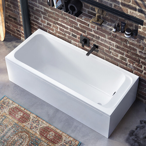 VILLEROY ET BOCH - Baignoire droite 160 X 70  Architectura acrylique - large