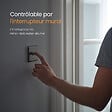 EMKE - EMKE Miroir lumineux salle de bain 100x60cm, Miroir LED avec Interrupteur à bouton, Anti-buée, Miroir avec éclairage lumière Blanche Froide/Chaude - vignette