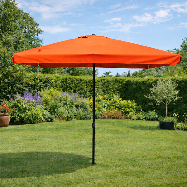 CONCEPT USINE - Parasol  terracotta  carré 2,95 x 2,95 m PALERME - large
