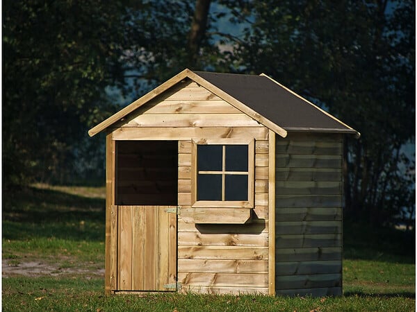 HABITAT ET JARDIN - Maisonnette "Coccinelle" - 126 x 112 x 158 - Bois - large