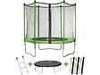 HABITAT ET JARDIN - Trampoline "Yoopi" - Ø 3.05 m - Avec filet + échelle + couverture + kit d'ancrage - vignette