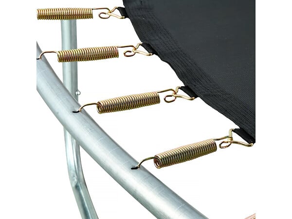 HABITAT ET JARDIN - Trampoline avec filet intérieur "jumper" - Ø 4,60 m - Gris - large