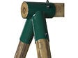 HABITAT ET JARDIN - Portique bois "Nelio" - Avec 2 balançoires , 1 vis-à-vis et 1 nacelle. - vignette