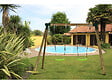 HABITAT ET JARDIN - Portique bois "Eden" - Avec 2 balançoires. - vignette