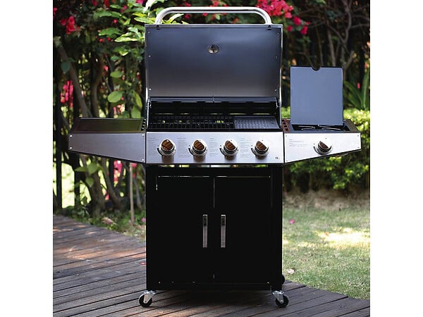 HABITAT ET JARDIN - Barbecue gaz "Party 5" - 5 Brûleurs dont 1 latéral - 15.2 kW - large