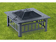 HABITAT ET JARDIN - Brasero avec couvercle anti braise "Flaméo" - Noir - vignette
