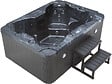HABITAT ET JARDIN - Spa LED "Haïti" 4 places - Enceintes bluetooth intégrées - Gris - vignette