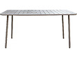 HABITAT ET JARDIN - Table jardin en métal "Bilbao" - 150 x 90 x 71 cm - Taupe - vignette