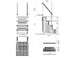 HABITAT ET JARDIN - Escalier double pour piscine " Bruno " avec porte de sécurité pour enfant - vignette